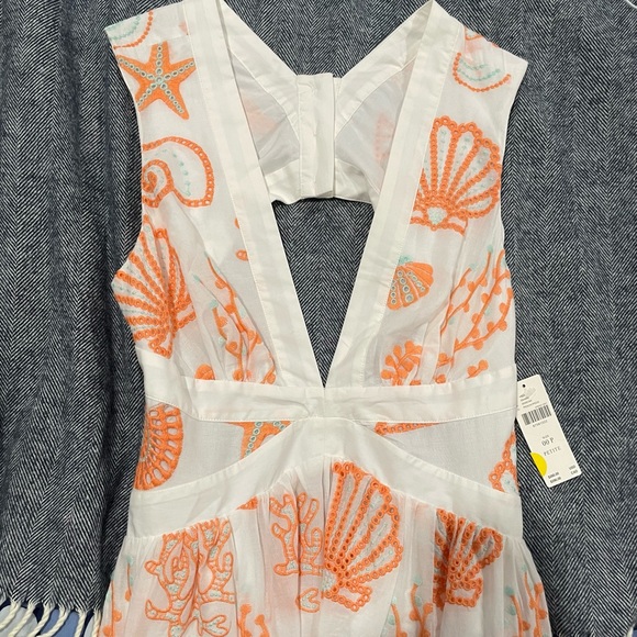 Maeve Embroidered Shell Midi Sundress, 00p - Picture 4 of 9